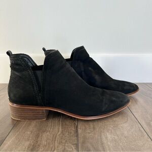 Aldo Black Suede Ankle Booties - Size 9